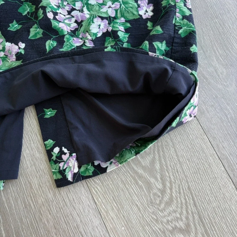 Talbots Womens Black The Oprah Magazine Collection Hydrangea Pencil Skirt Sz 16W